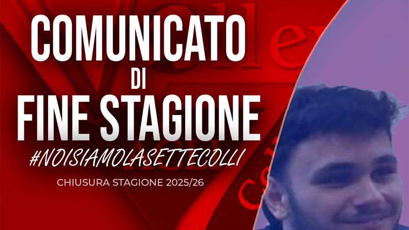 Comunicato di fine stagione